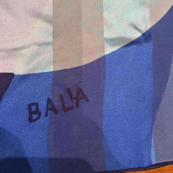 Rare BALLA Giacomo SILK VINTAGE SCARF AUTHENTIC - Picture 4 of 8